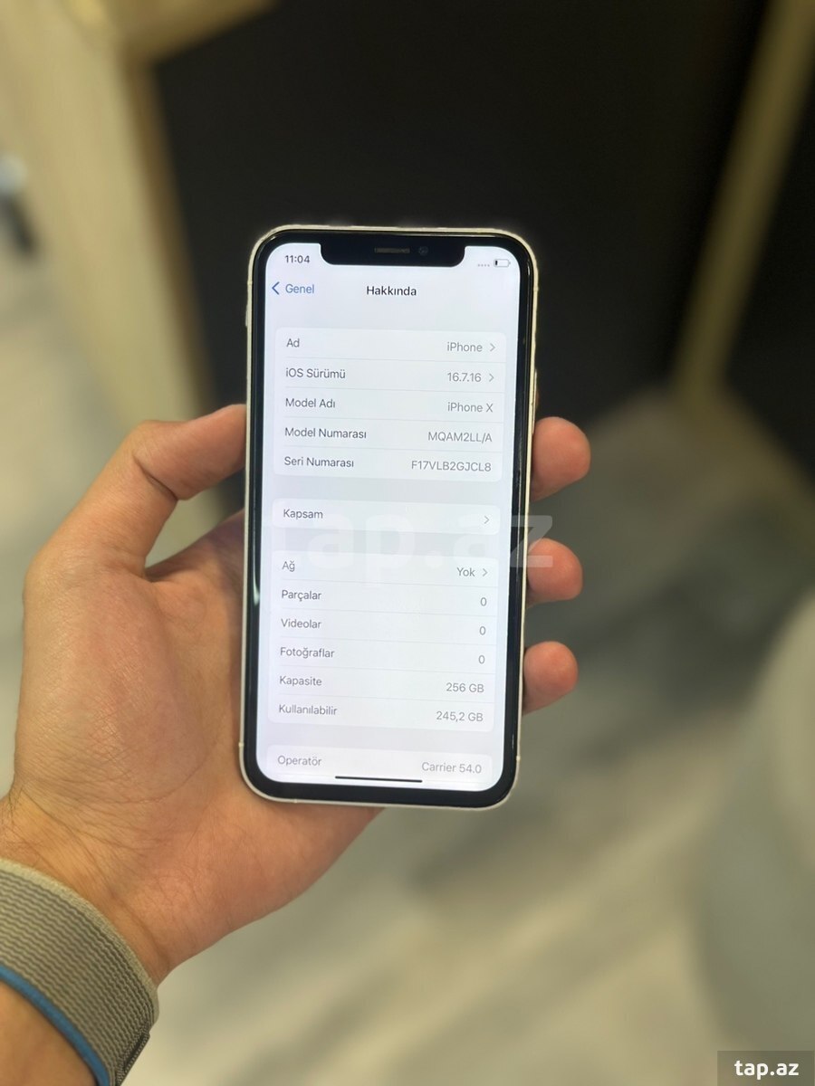 Apple iPhone X Space Gray 256GB/3GB (5)