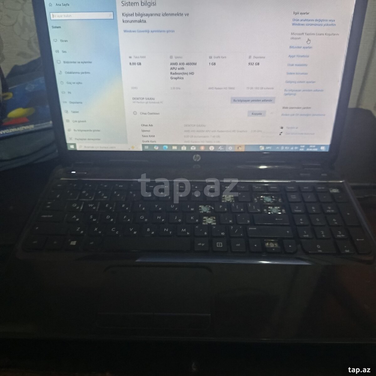 HP pavilion G6 noutbuku