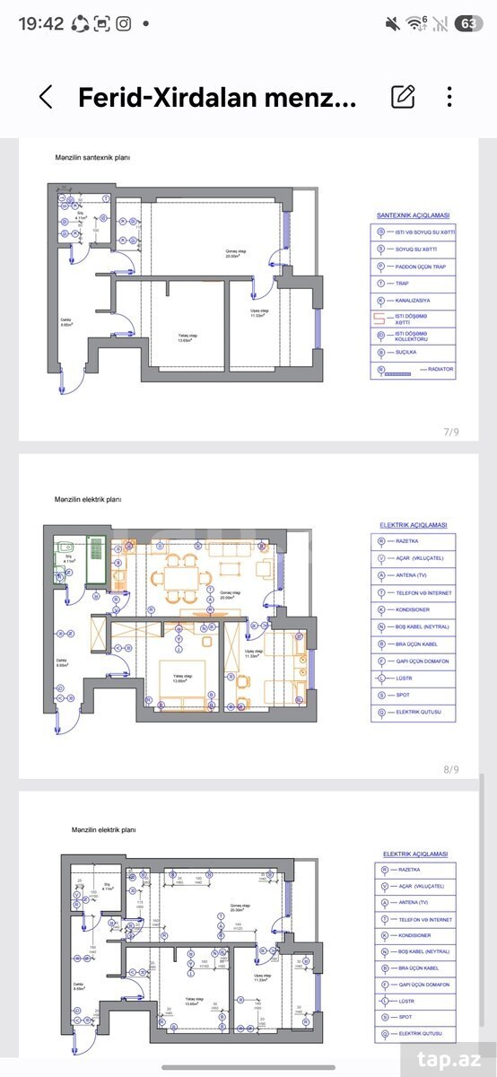 3-otaqlı yeni tikili, Xırdalan ş., 64.55 m² (14)