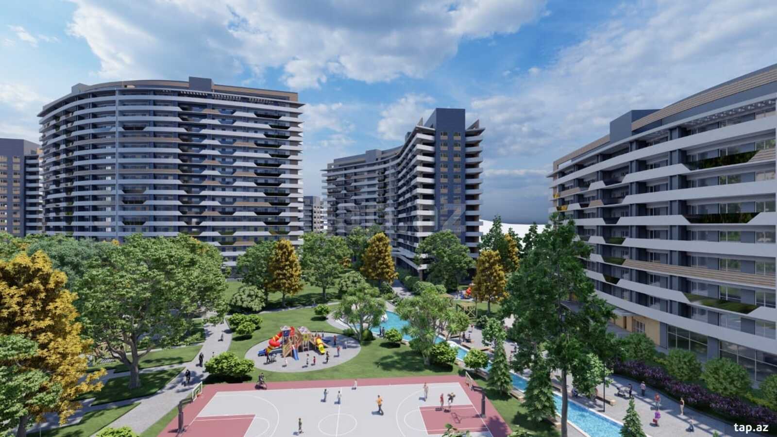 2-otaqlı yeni tikili, Biləcəri qəs., 80 m²