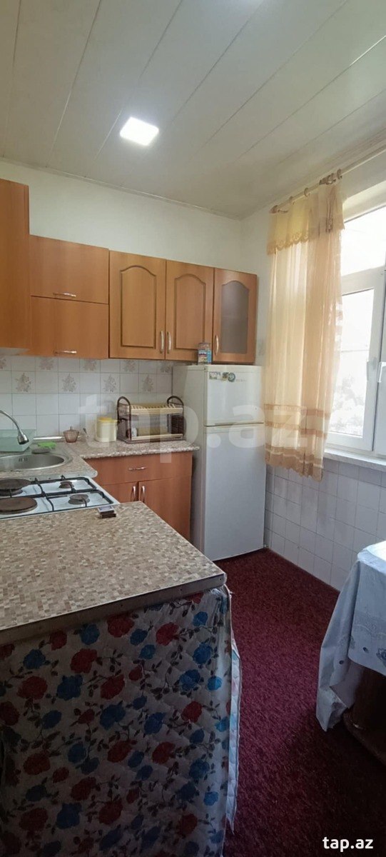 2-otaqlı mənzil kirayə verilir, Memar Əcəmi m., 48 m² (4)