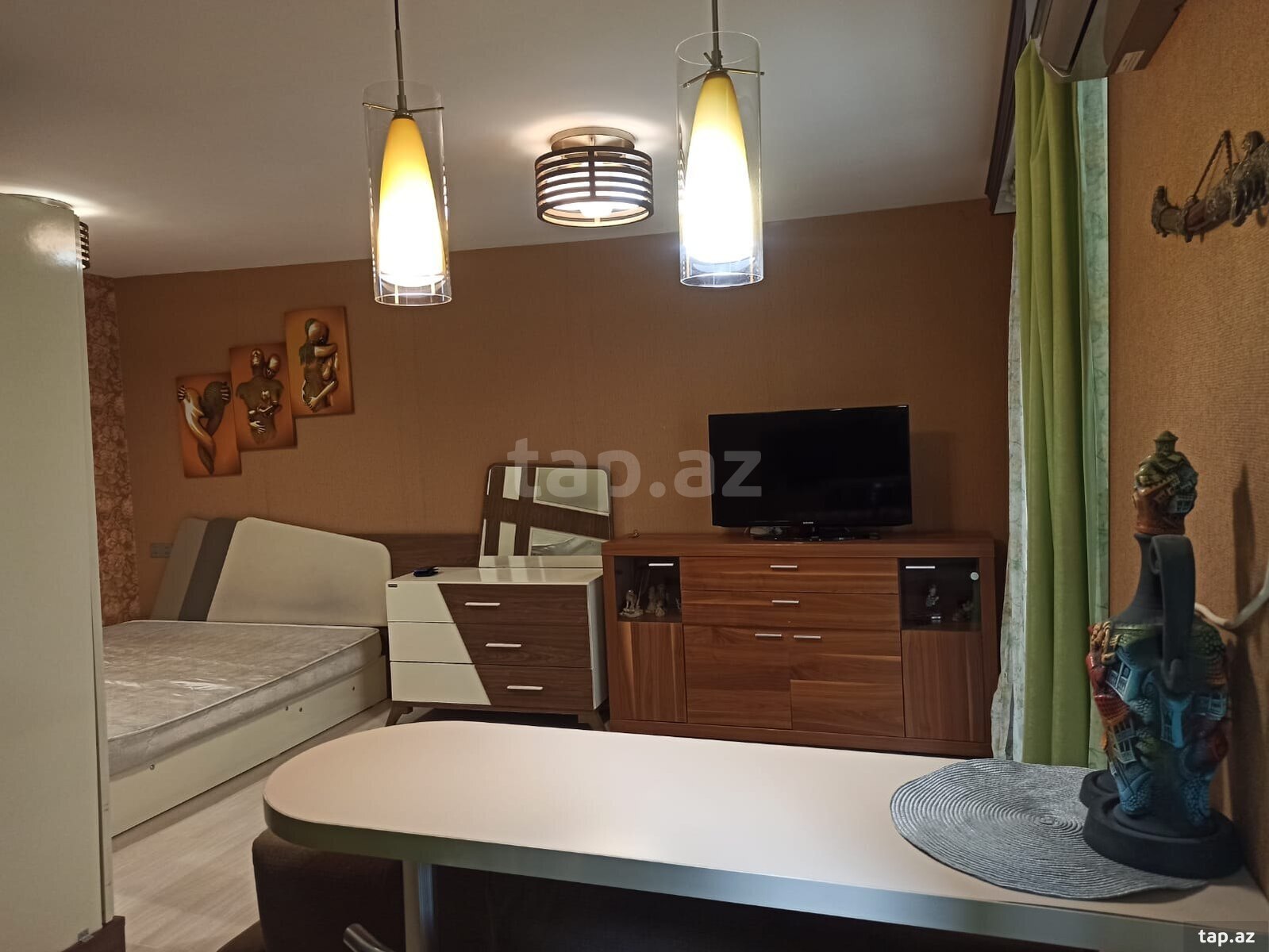 1-otaqlı mənzil kirayə verilir, E. Akademiyası m., 35 m² (7)