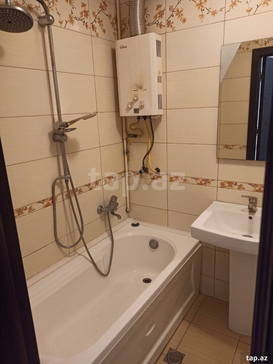 1-otaqlı mənzil kirayə verilir, E. Akademiyası m., 35 m² (6)