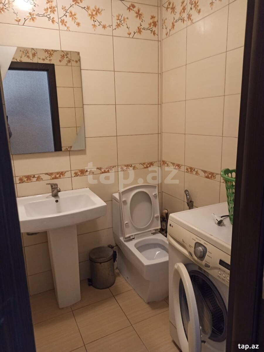 1-otaqlı mənzil kirayə verilir, E. Akademiyası m., 35 m² (8)