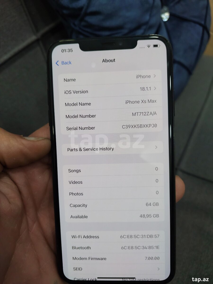 Apple iPhone XS Max Space Gray 64GB/4GB (2)