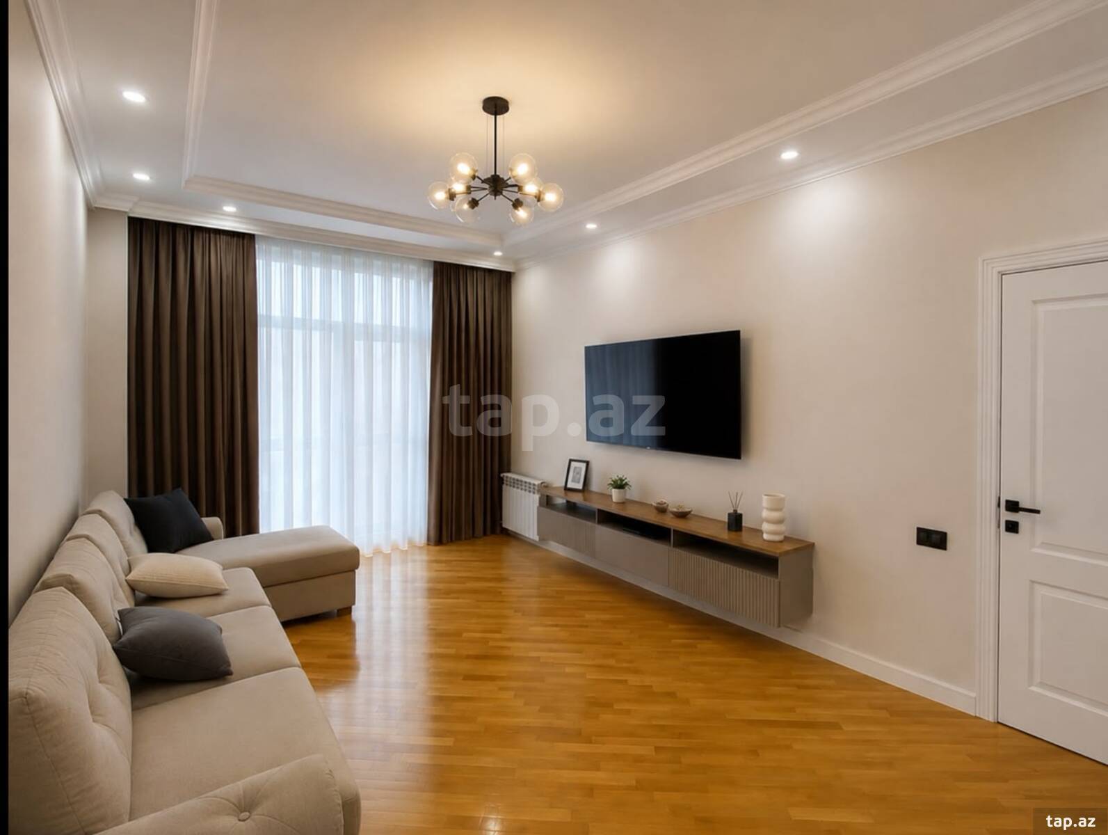 2-otaqlı yeni tikili, Qara Qarayev m., 66 m² (8)