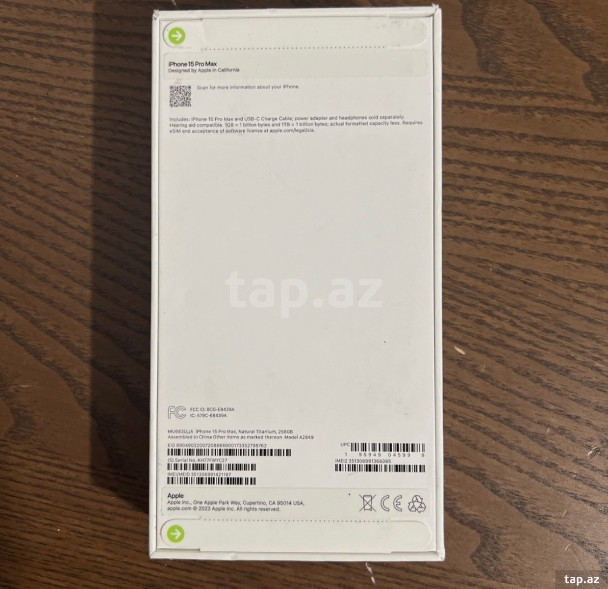 Apple iPhone 15 Pro Max Natural Titanium 256GB/8GB (3)
