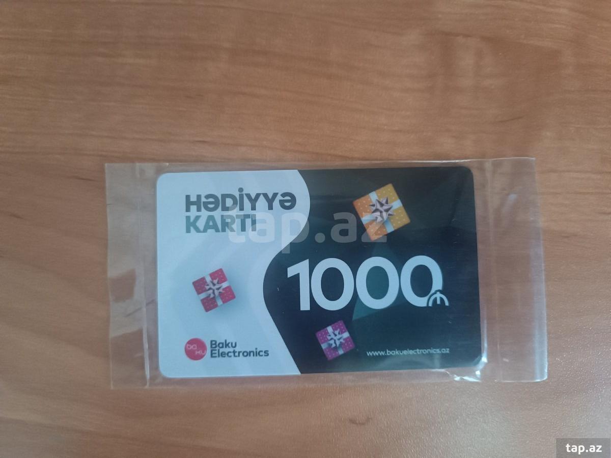 Baku Electronics 1000 hədiyyə kartı 