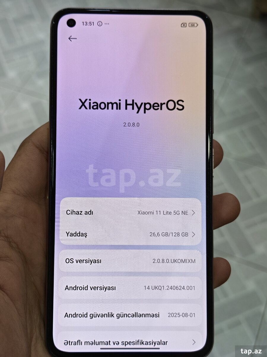 Xiaomi 11 Lite 5G NE Peach Pink 128GB/6GB (8)