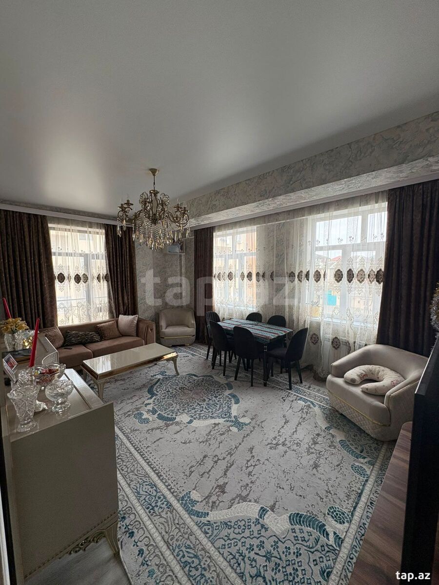 3-otaqlı yeni tikili, Nikolay Baybakov küç., 90 m²
