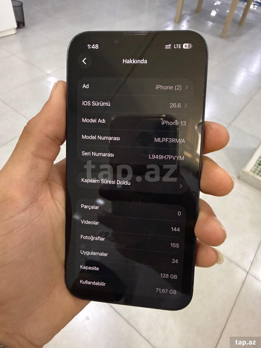 Apple iPhone 13 Midnight 128GB/4GB