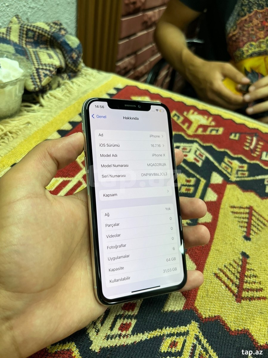 Apple iPhone X Silver 64GB/3GB (4)