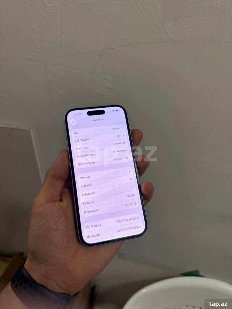 Apple iPhone 15 Blue 128GB/6GB (2)