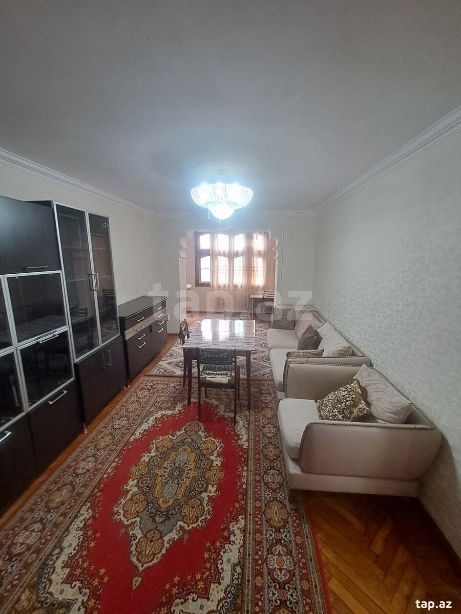 3-otaqlı mənzil kirayə verilir, Neftçilər m., 80 m²