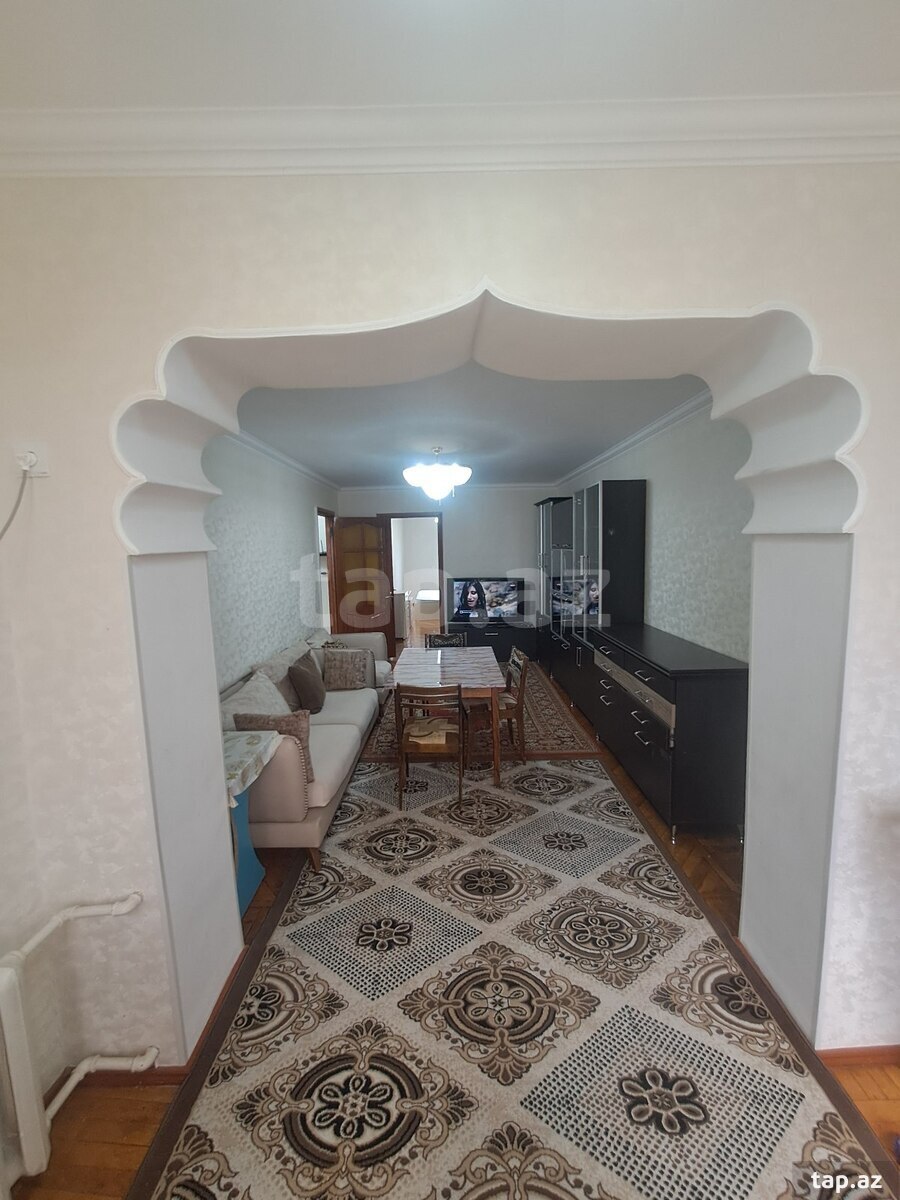 3-otaqlı mənzil kirayə verilir, Neftçilər m., 80 m² (8)