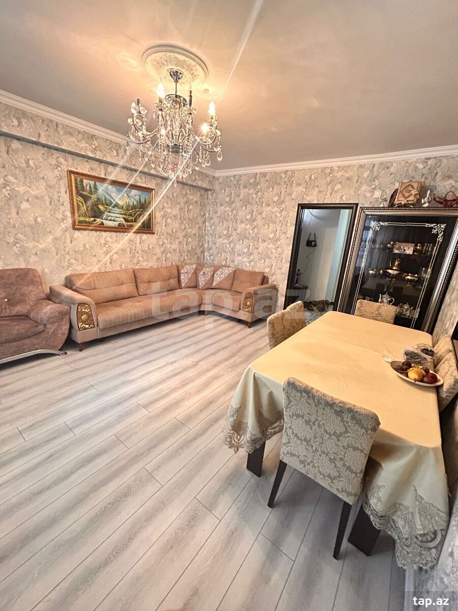 3-otaqlı yeni tikili, Bakıxanov qəs., 103 m²