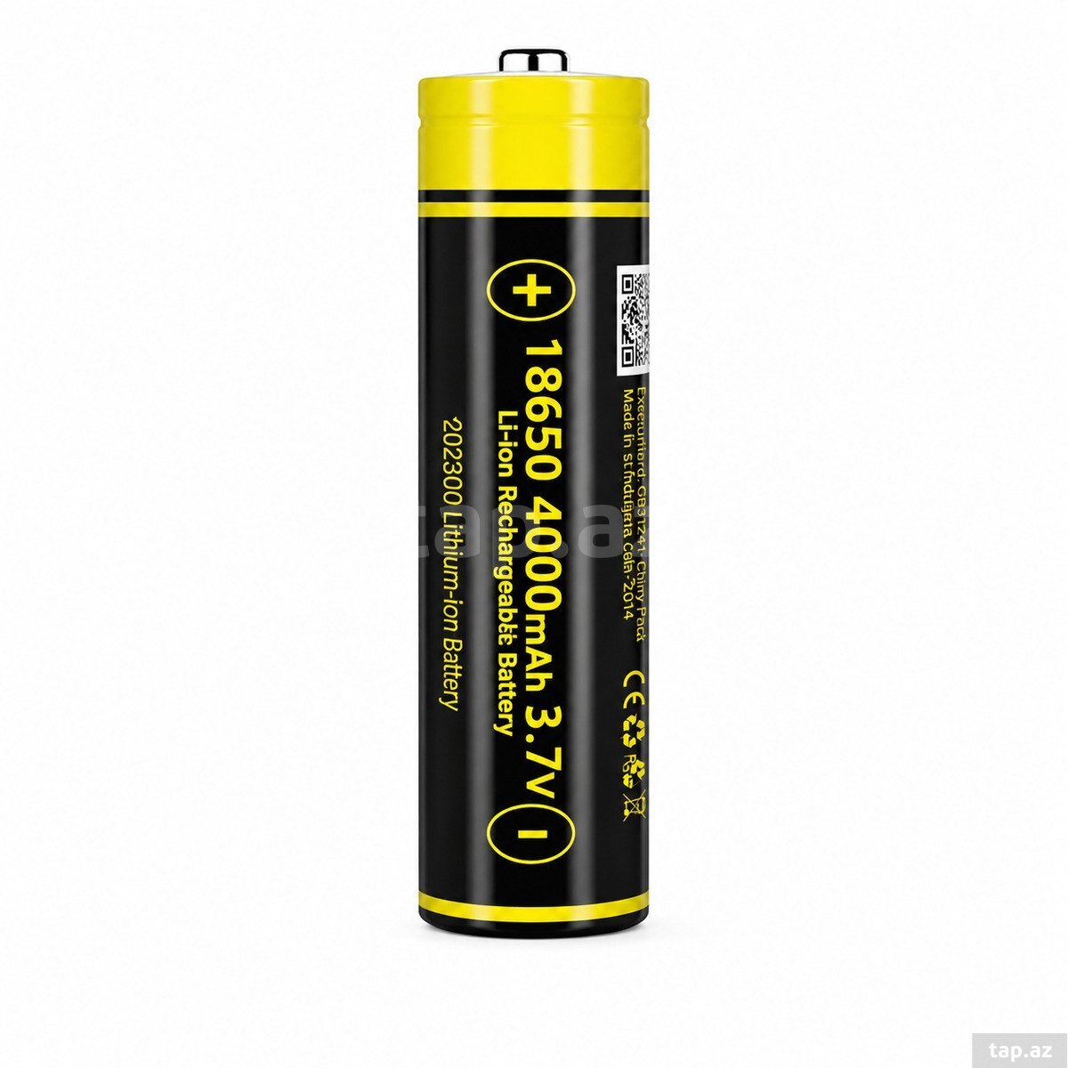 18650 3000mAh 3.7V Li-ion təkrar doldurulan batareyası (3)
