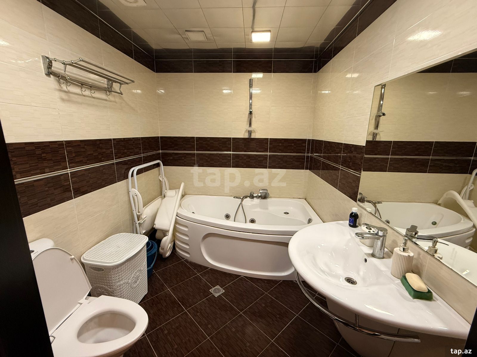 3-otaqlı mənzil kirayə verilir, Nizami m., 120 m² (4)
