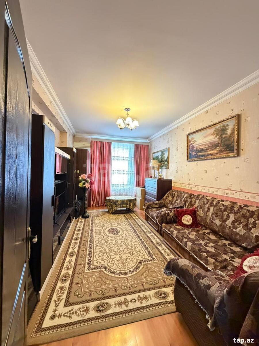 1-otaqlı yeni tikili, Məhəmməd Hadi küç., 52 m²