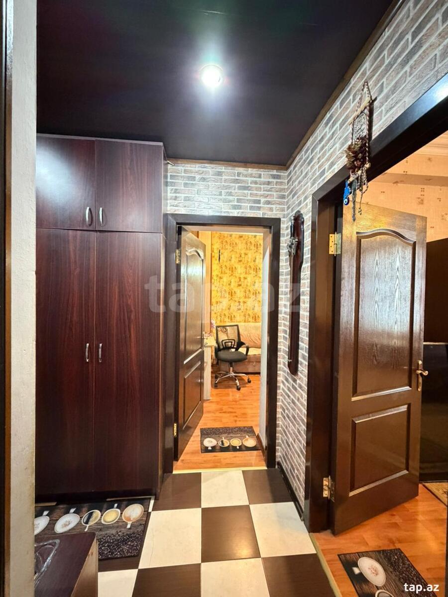 1-otaqlı yeni tikili, Məhəmməd Hadi küç., 52 m² (12)