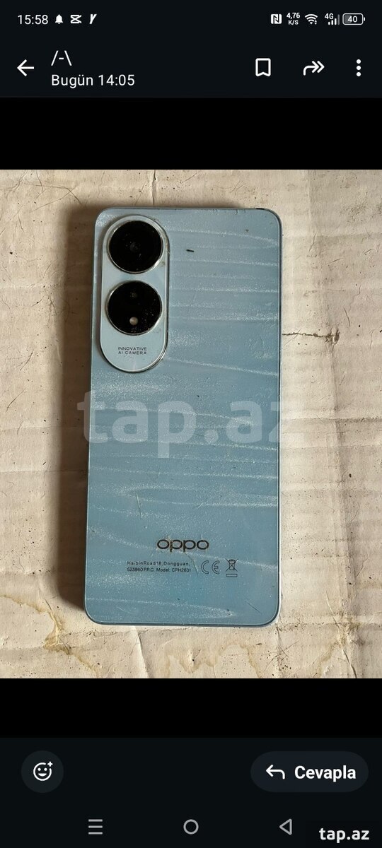 OPPO A58 Blue 128GB/8GB (2)