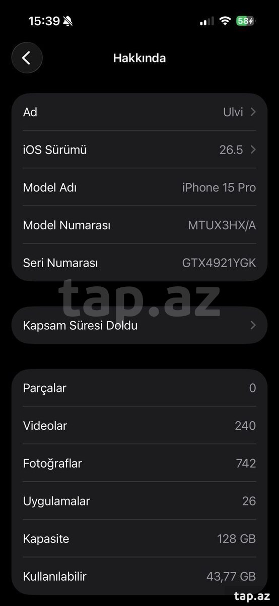 Apple iPhone 15 Pro Natural Titanium 128GB/8GB (4)