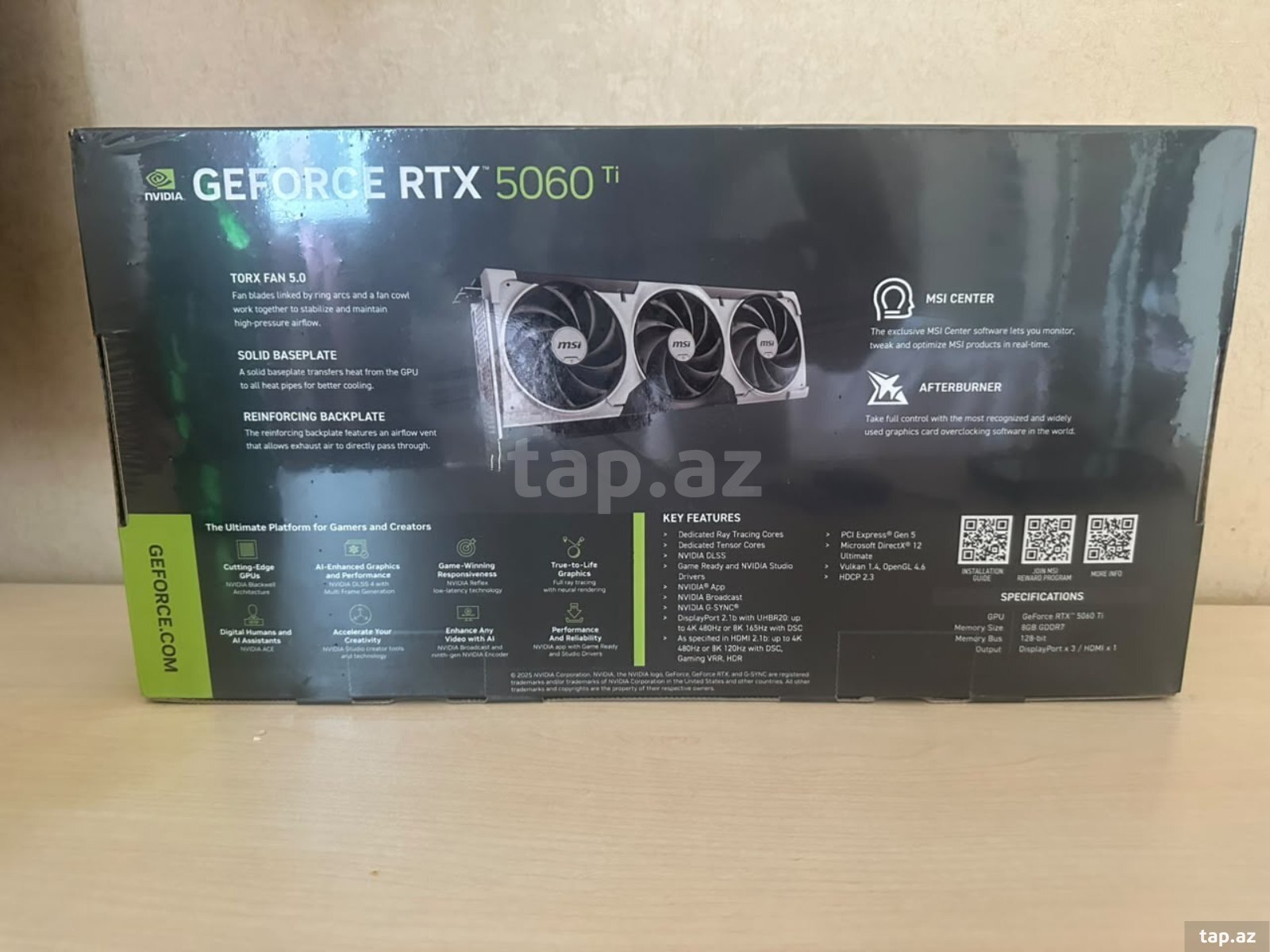 MSI GeForce RTX 5060 Ti VENTUS 3X 8GB (2)