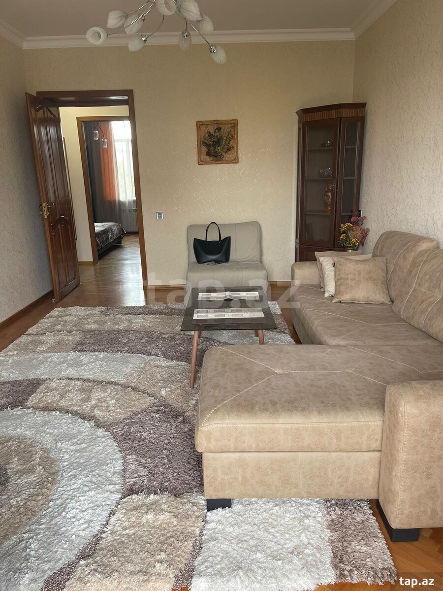2-otaqlı mənzil kirayə verilir, H. Cavid pr., 60 m² (2)