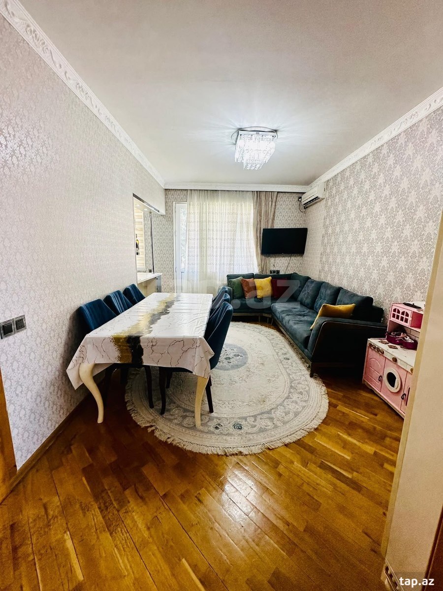2-otaqlı mənzil kirayə verilir, Memar Əcəmi m., 62 m² (9)