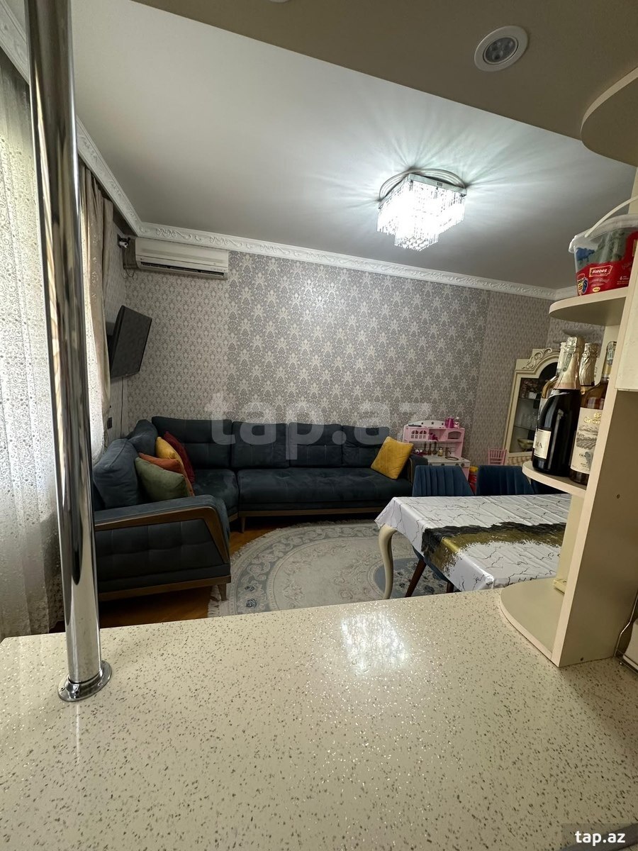 2-otaqlı mənzil kirayə verilir, Memar Əcəmi m., 62 m² (3)