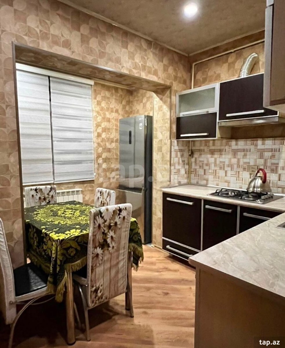 2-otaqlı mənzil kirayə verilir, Nəsimi m., 65 m²