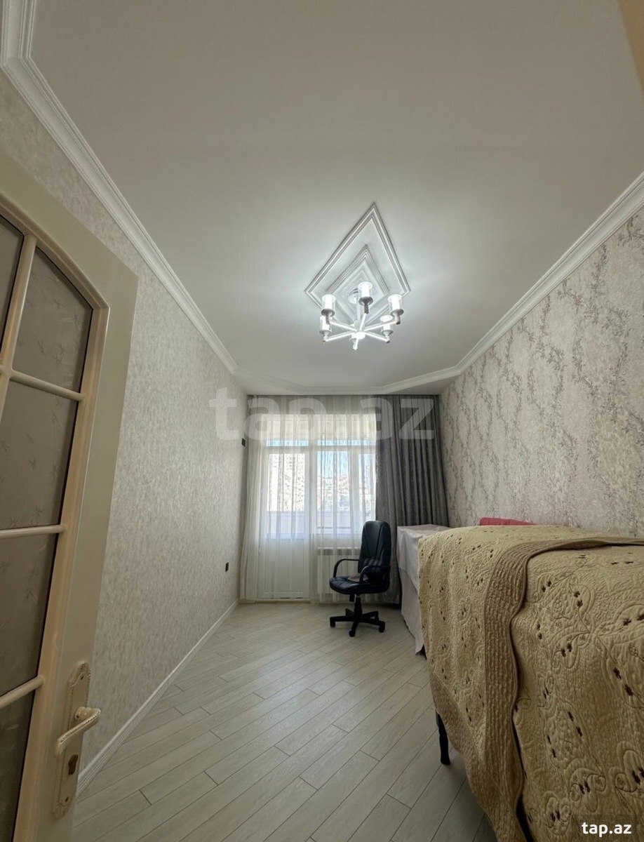 3-otaqlı yeni tikili, Həzi Aslanov m., 127 m²