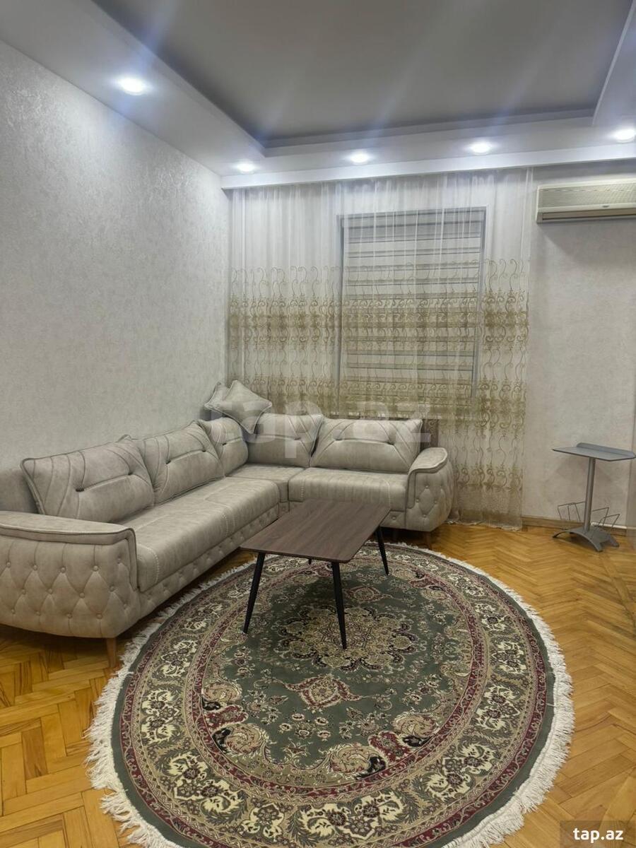 2-otaqlı mənzil kirayə verilir, Nizami küç., 62 m²
