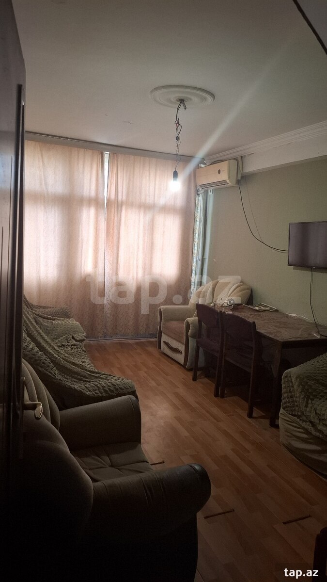 2-otaqlı mənzil kirayə verilir, Gəncə pr., 40 m²