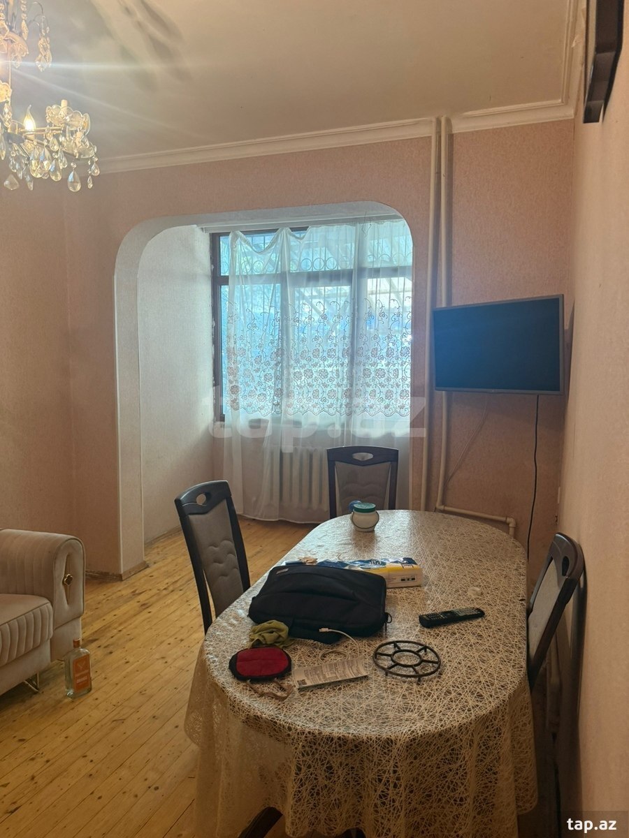 3-otaqlı mənzil kirayə verilir, Memar Əcəmi m., 65 m² (3)