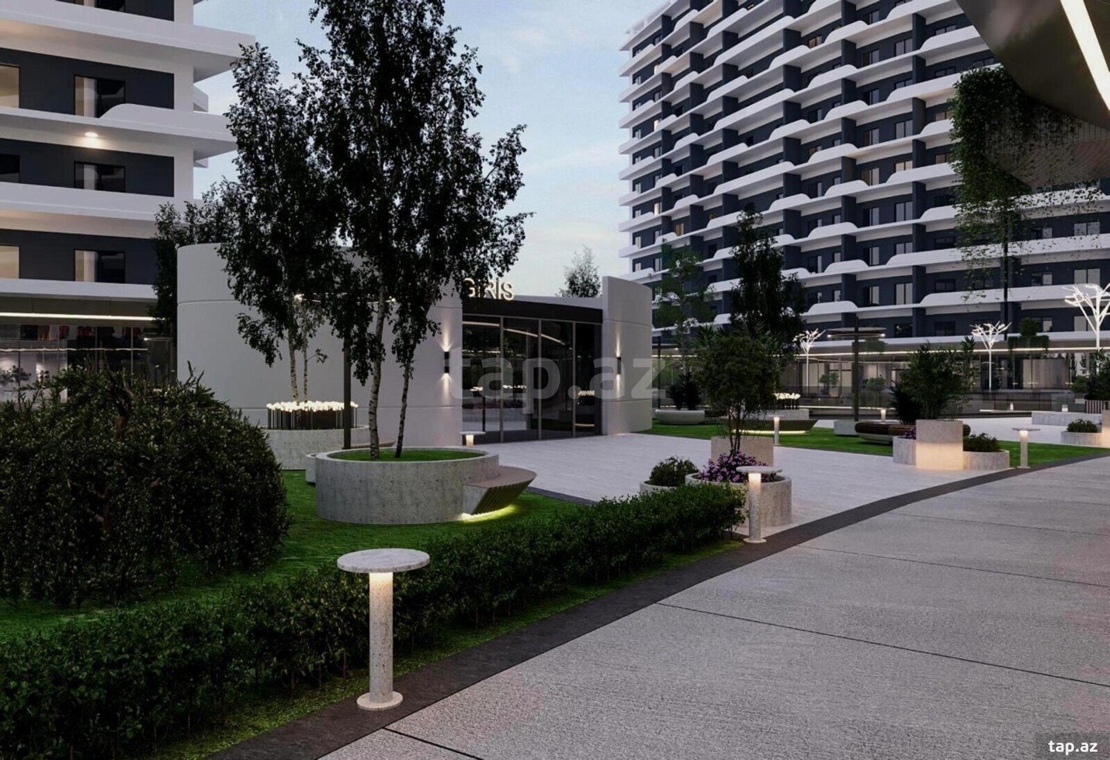 2-otaqlı yeni tikili, Biləcəri qəs., Greenville Residence YK., 79.38 m² (17)