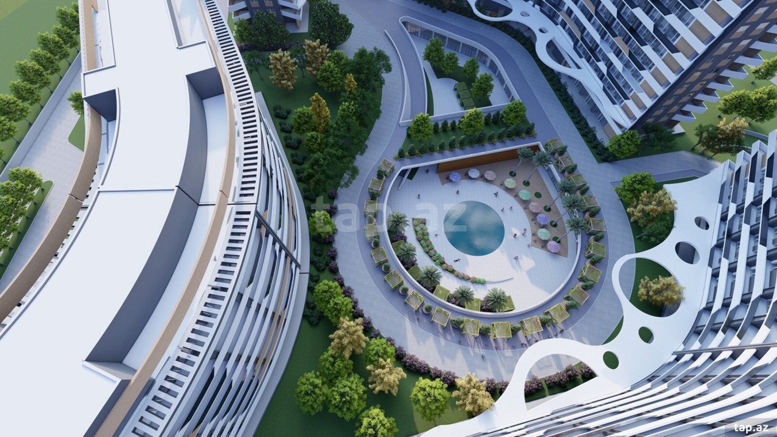 2-otaqlı yeni tikili, Biləcəri qəs., Greenville Residence YK., 79.38 m² (15)