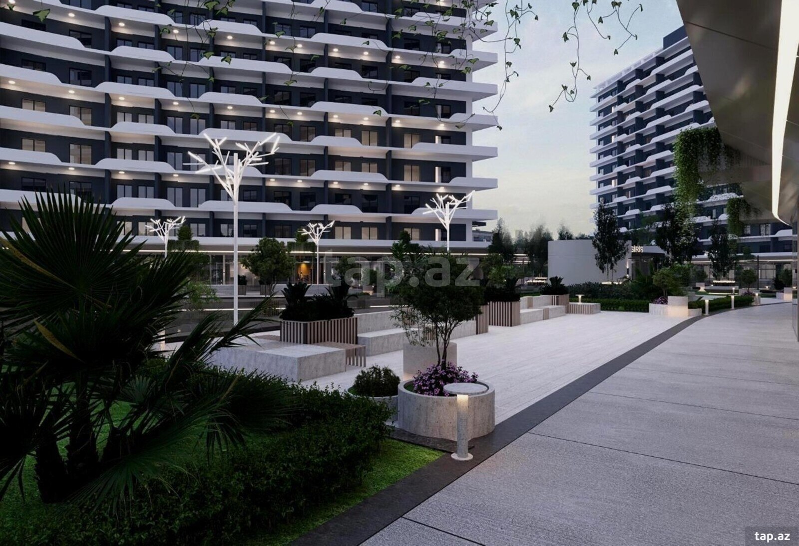 2-otaqlı yeni tikili, Biləcəri qəs., Greenville Residence YK., 79.38 m² (18)