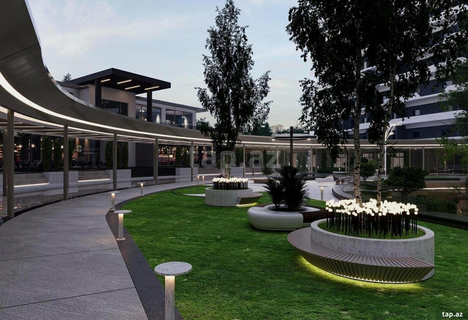 2-otaqlı yeni tikili, Biləcəri qəs., Greenville Residence YK., 79.38 m² (19)