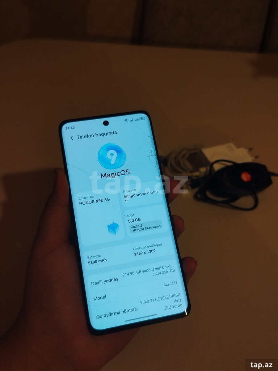 Honor X9b Midnight Black 256GB/8GB (4)