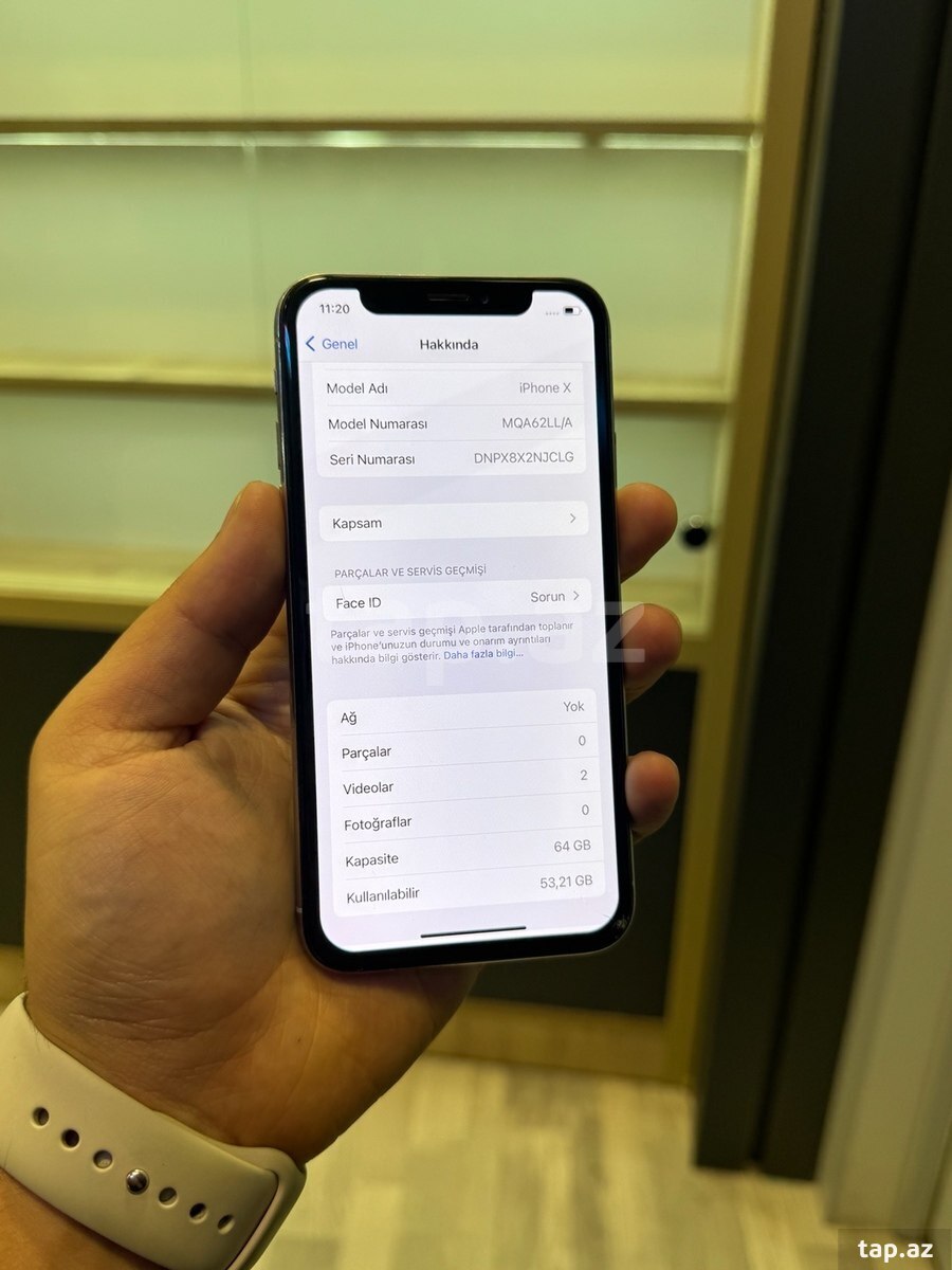 Apple iPhone X Silver 64GB/3GB (3)