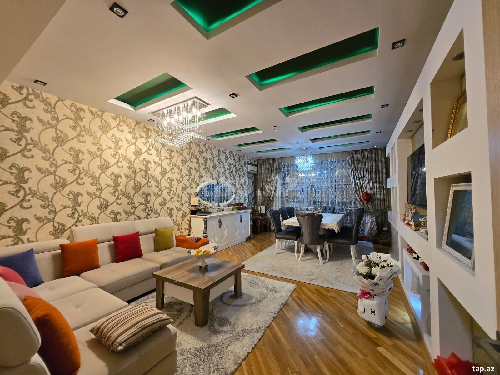 4-otaqlı yeni tikili, Cəfər Xəndan küç., 145 m² (2)