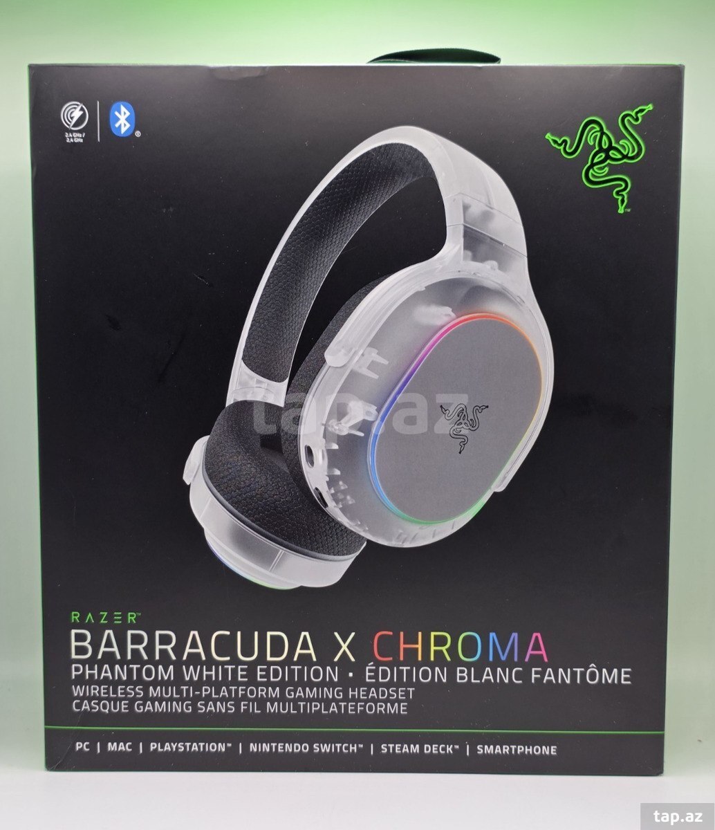 Razer Barracuda X Chroma Phantom White Wireless / Bluetooth / RGB