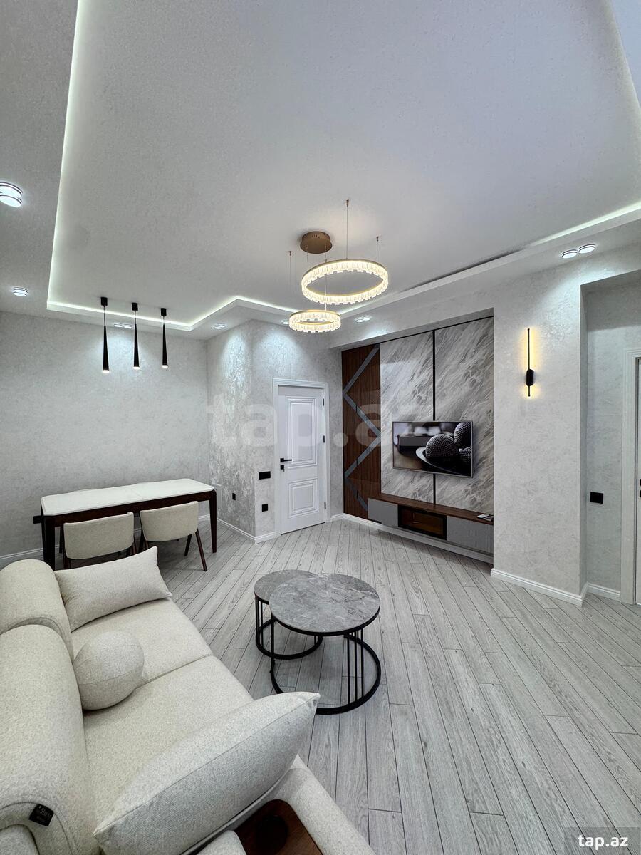 2-otaqlı yeni tikili, Həzi Aslanov m., 55 m² (5)
