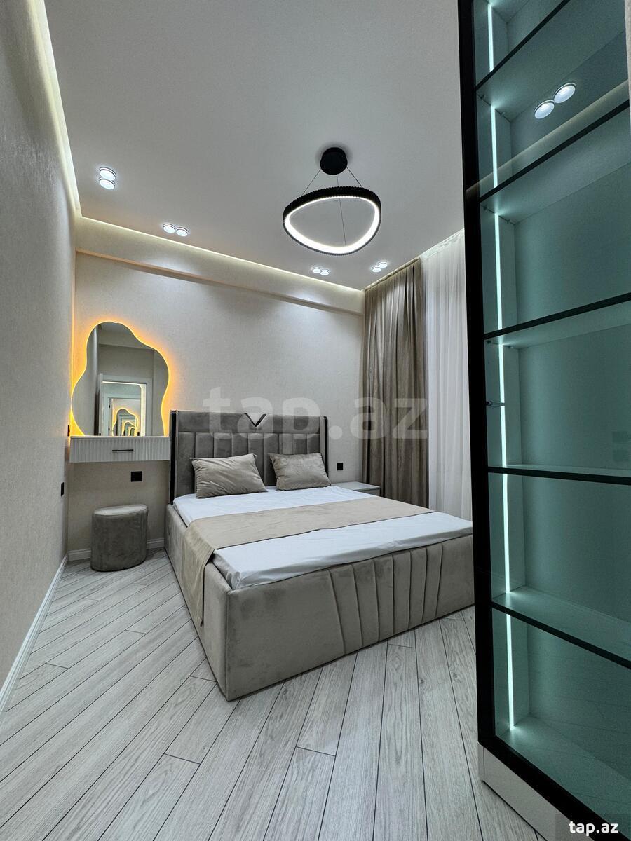 2-otaqlı yeni tikili, Həzi Aslanov m., 55 m² (3)