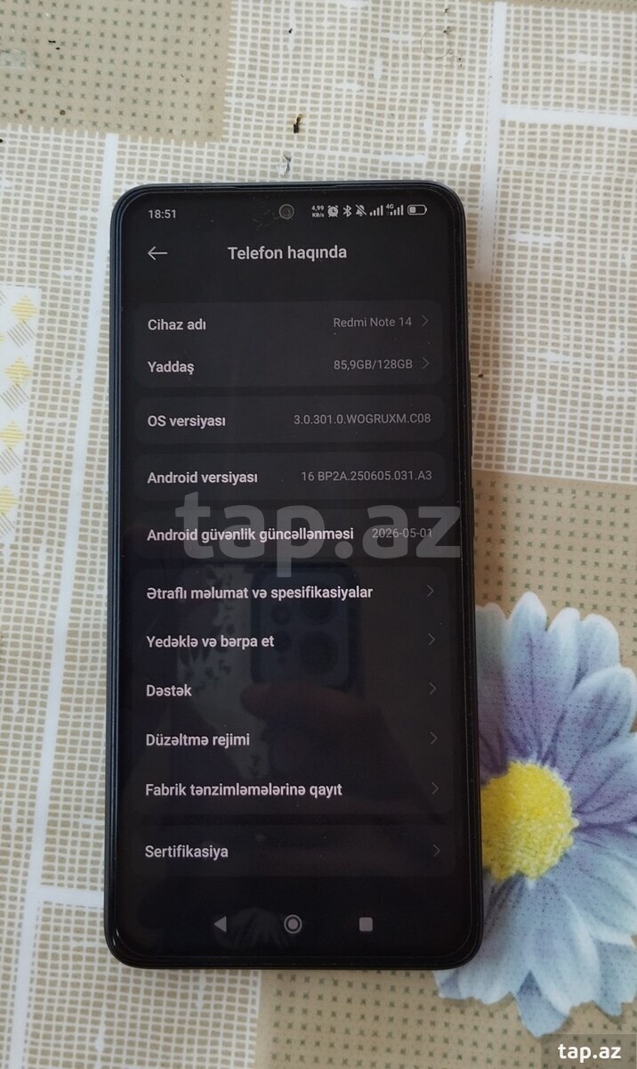 Xiaomi Redmi Note 14 Midnight Black 128GB/6GB (4)