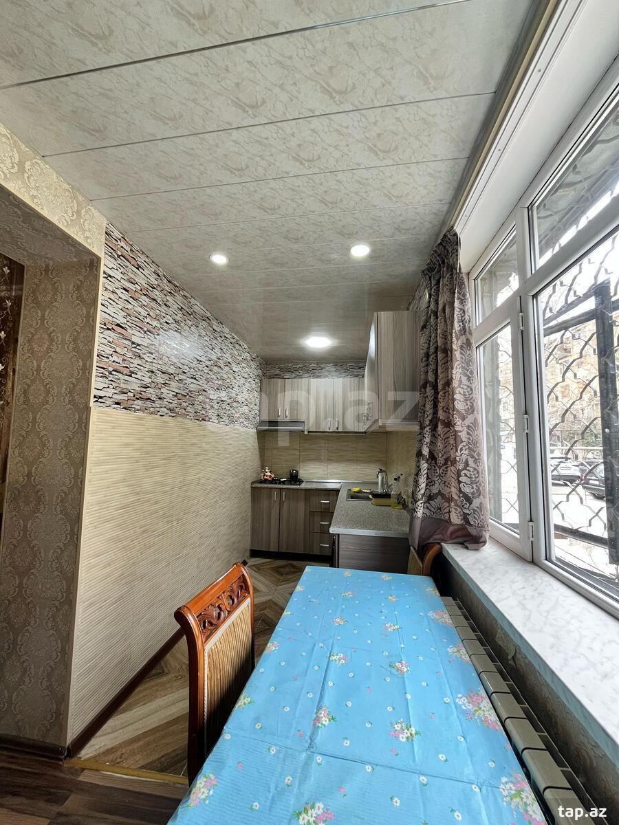 3-otaqlı mənzil kirayə verilir, E.Akademiyası m., 70 m² (5)
