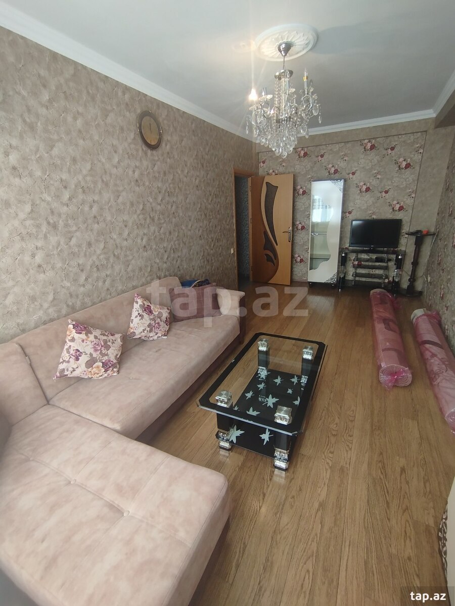 2-otaqlı yeni tikili kirayə verilir, Abşeron Gənclər ş., 70 m² (5)