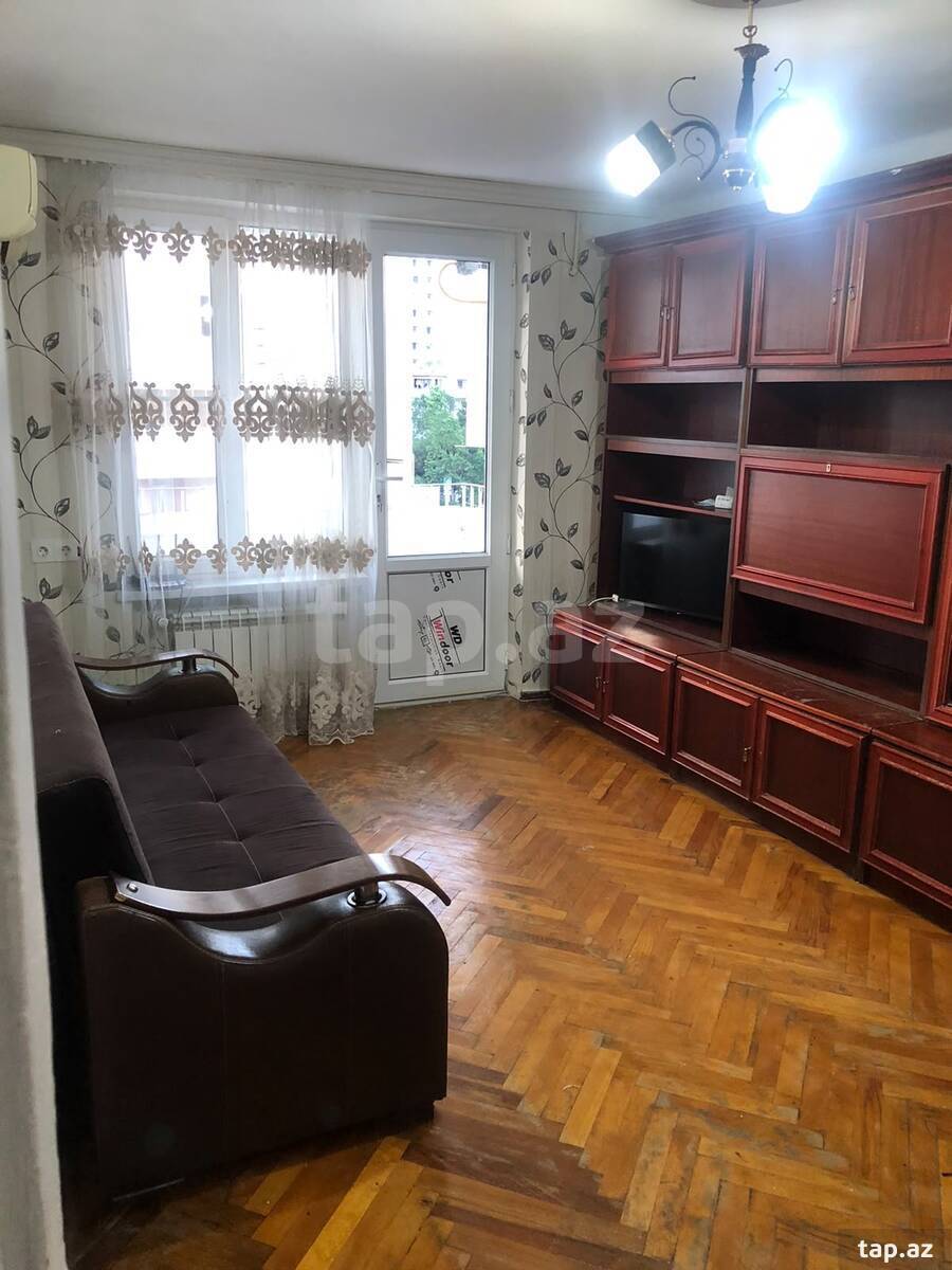 2-otaqlı mənzil kirayə verilir, Elmlər Akademiyası m., 55 m²