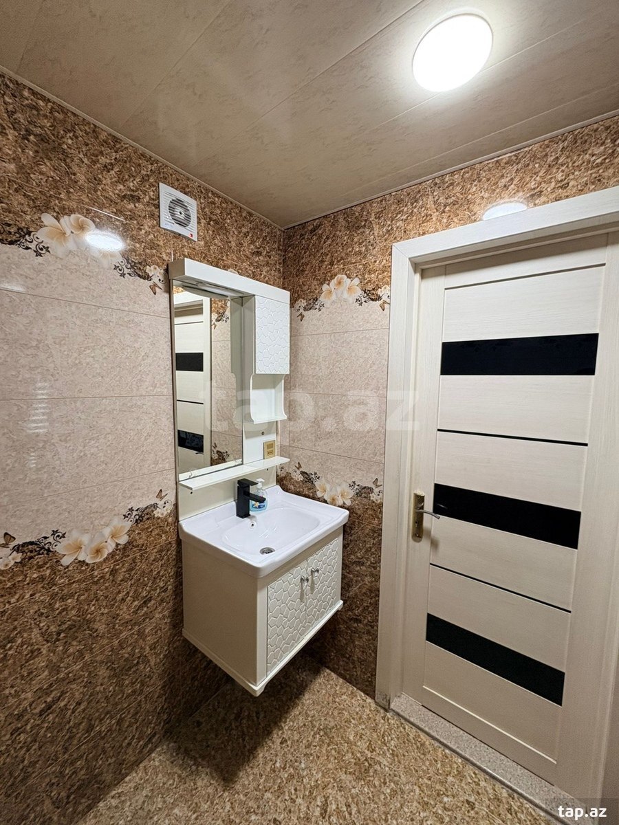 3-otaqlı yeni tikili kirayə verilir, Ə. Hüseynov küç., 120 m² (23)